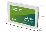 Acer SA100 240GB 3D NAND SATA 2.5 inch - Image 3