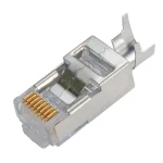 Cat6 FTP Shielded RJ45 Connector - 8P8C Modular Plug 50u Gold Plated (10pcs)