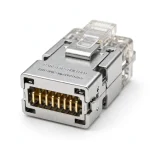 Cat6 FTP Shielded RJ45 Connector - 8P8C Modular Plug 50u Gold Plated (10pcs) - Image 2