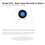 Tenda CP3 1080P HD Pan/Tilt Wi-Fi Security Camera - Image 2