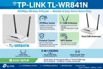 TP-Link TL-WR841N 300Mbps Wireless N Router - 2x 5dBi Antennas, WPS, IPTV - Reliable for Small Business - Image 5